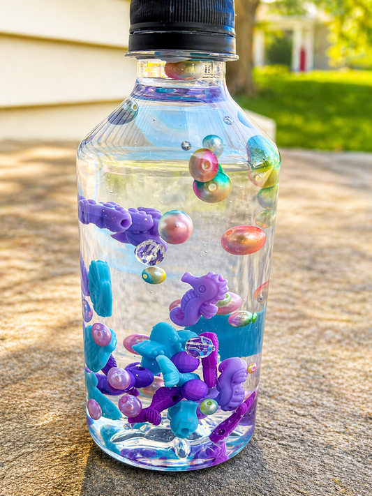 Mermaid Calm Sensory Bottle | Screen-Free Calm Down Tool for Kids